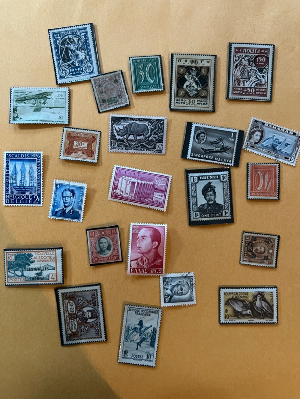 Vintage Stamp Collection